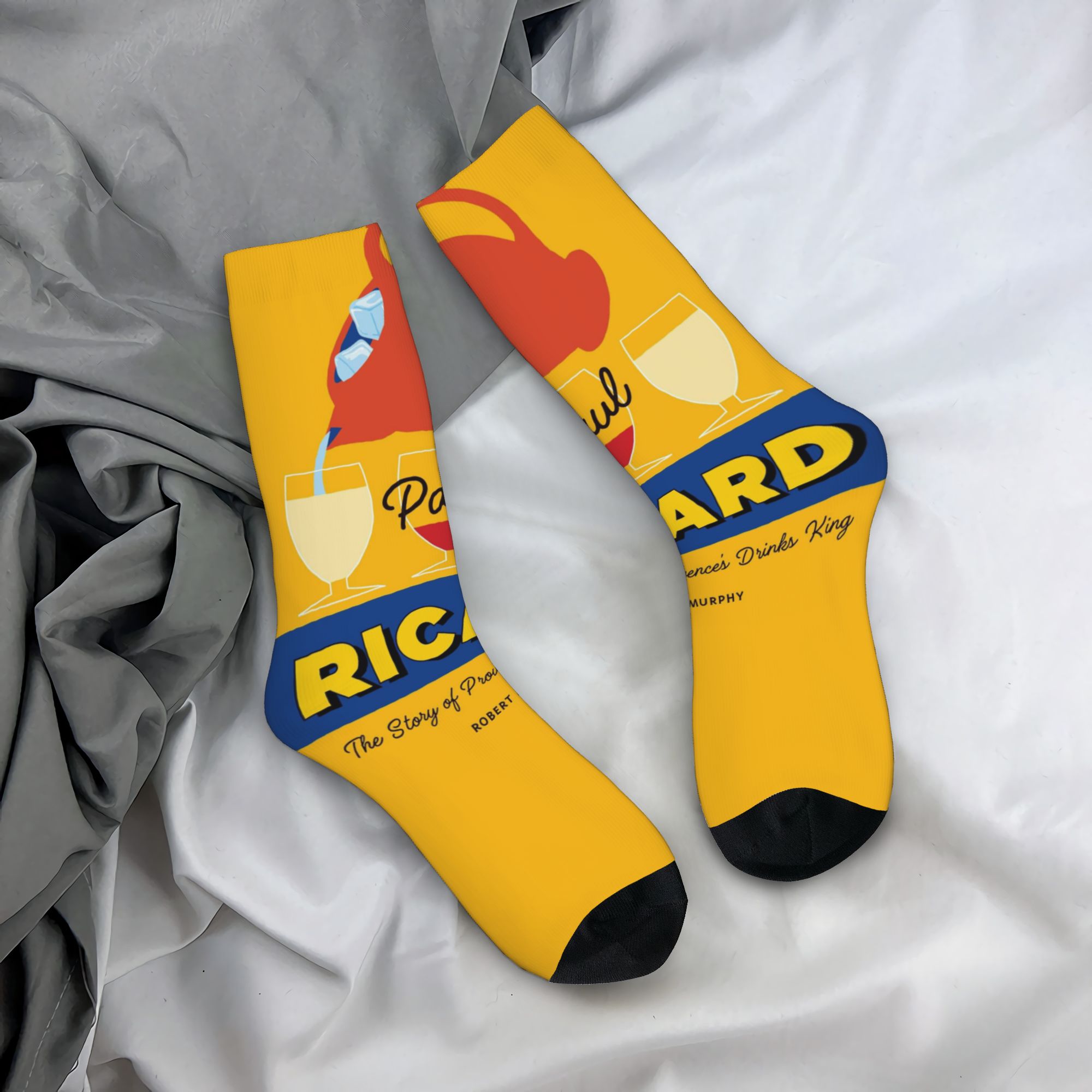 Dress Sock Men - ถุงเท้าลายตลกสำหรับผู้ชาย R-ricards แบบยูนิเซ็กส์ ให้ความอบอุ่น ระบายอากาศได้ดี พิมพ์ลาย