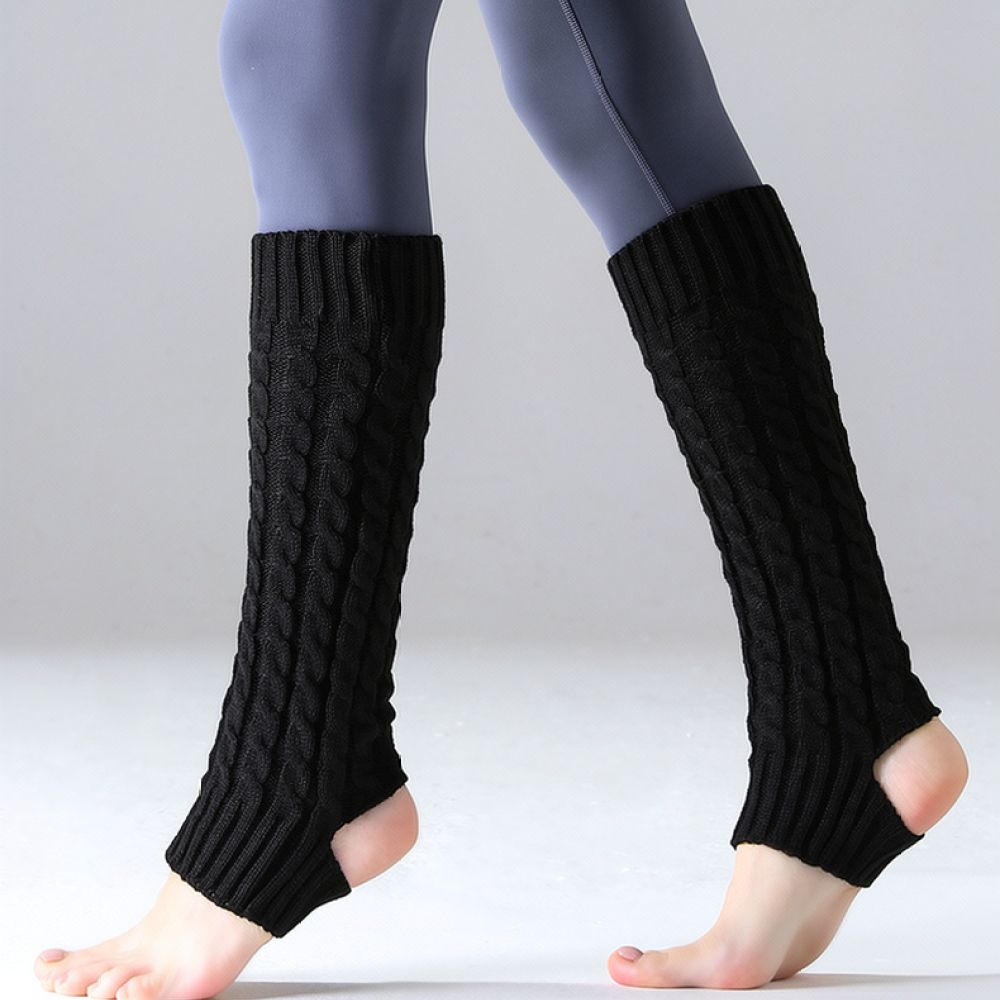 Boot Sock Slouchy - ถุงเท้าลายถักเคเบิลแบบมีขอบ สำหรับผู้หญิง ฤดูหนาว ที่อุ่นขา ปลอกขาบูทกันหนาว นุ่ม