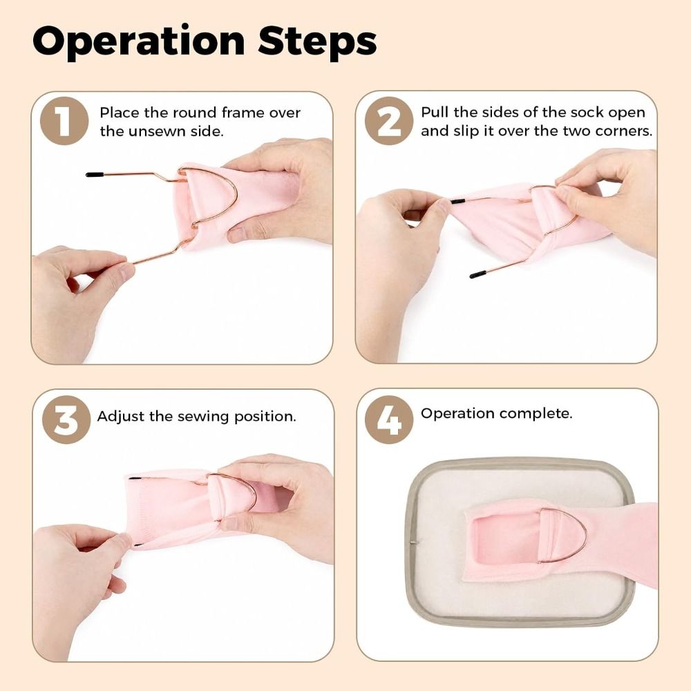 ชุดอุปกรณ์ปักถุงเท้าแบบโลหะ 3  - Sock Organizer Tray บทวิจารณ์และราคา