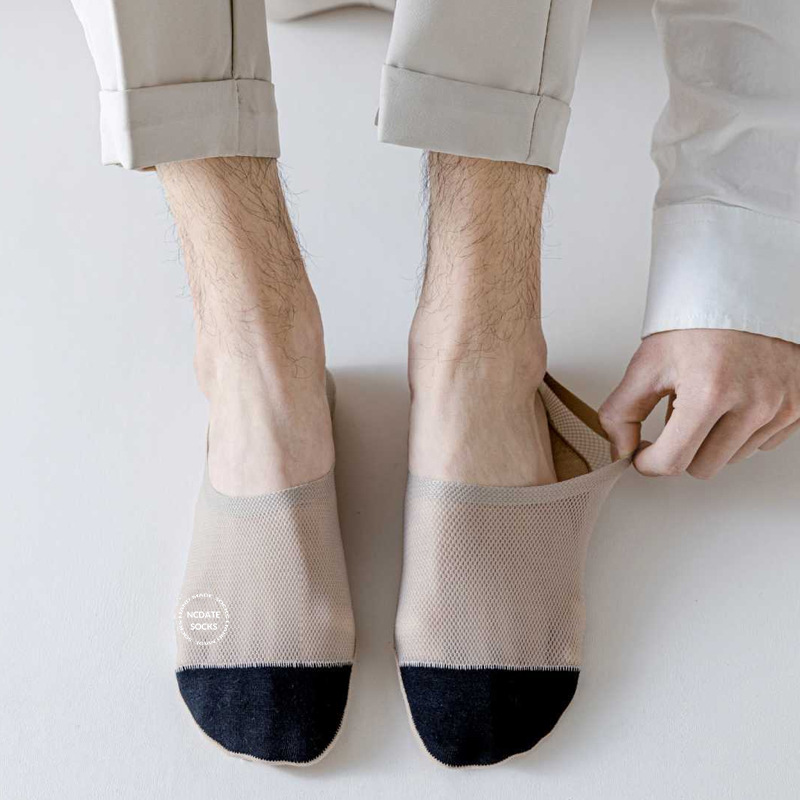 3 คู่ ถุงเท้าผู้ชายแบบซ่อนส้น  - No Show Sock Women บทวิจารณ์และราคา