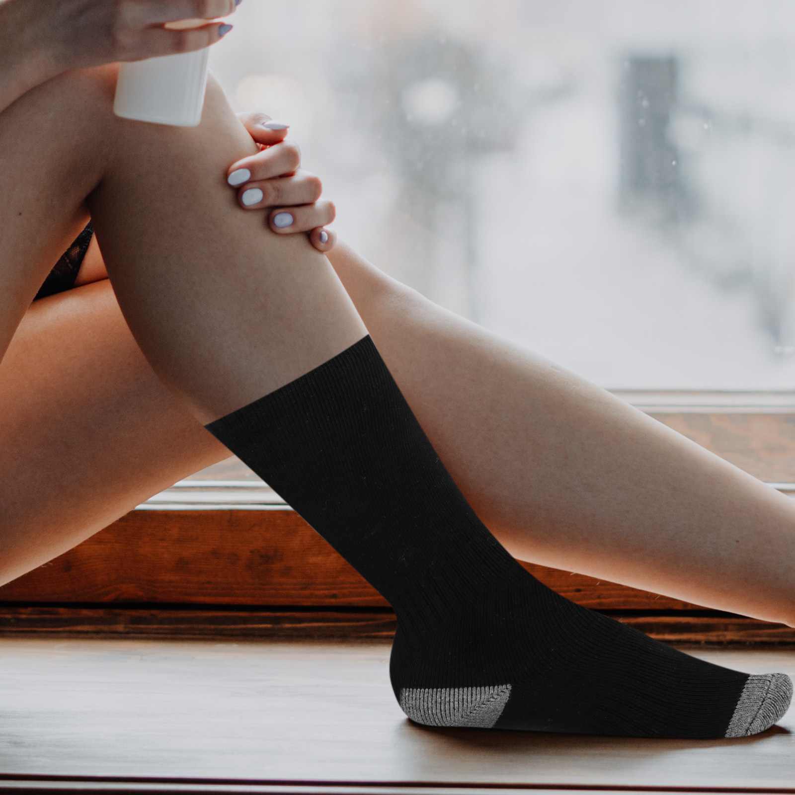 ชุดถุงเท้าไฟฟ้าให้ความร้อน ถุง - Thermal Sock Winter บทวิจารณ์และราคา
