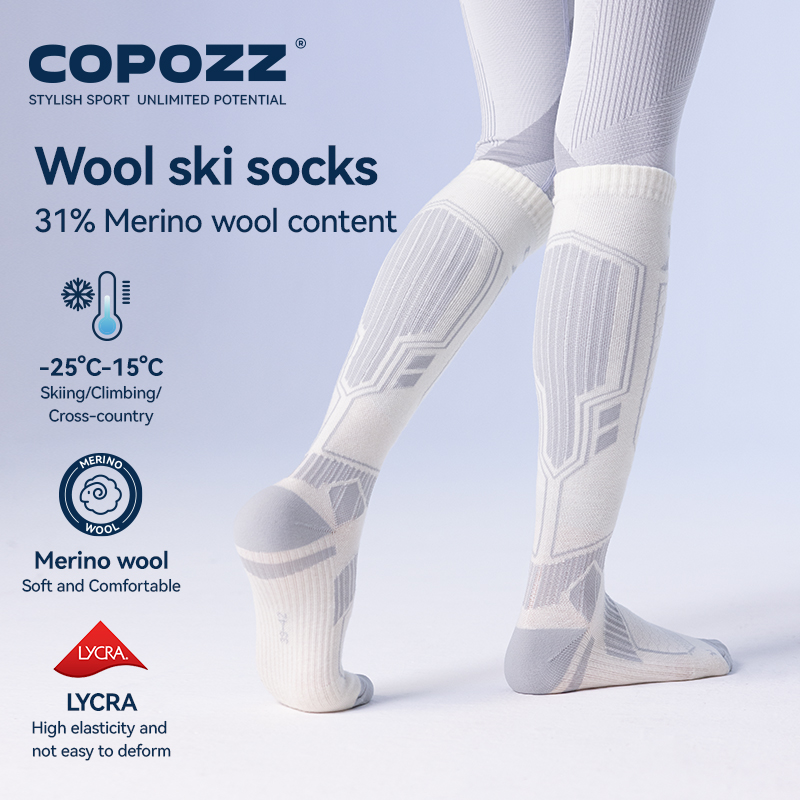 COPOZZ ใหม่ถุงเท้าสกีฤดูหนาวผู - Thermal Sock Winter บทวิจารณ์และราคา