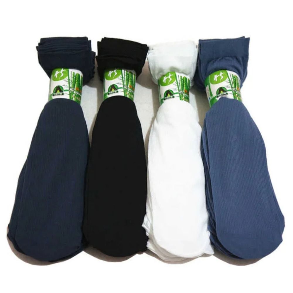 10 คู่ ถุงเท้าผู้ชายแฟชั่น ผ้า - Silk Sock Bamboo บทวิจารณ์และราคา