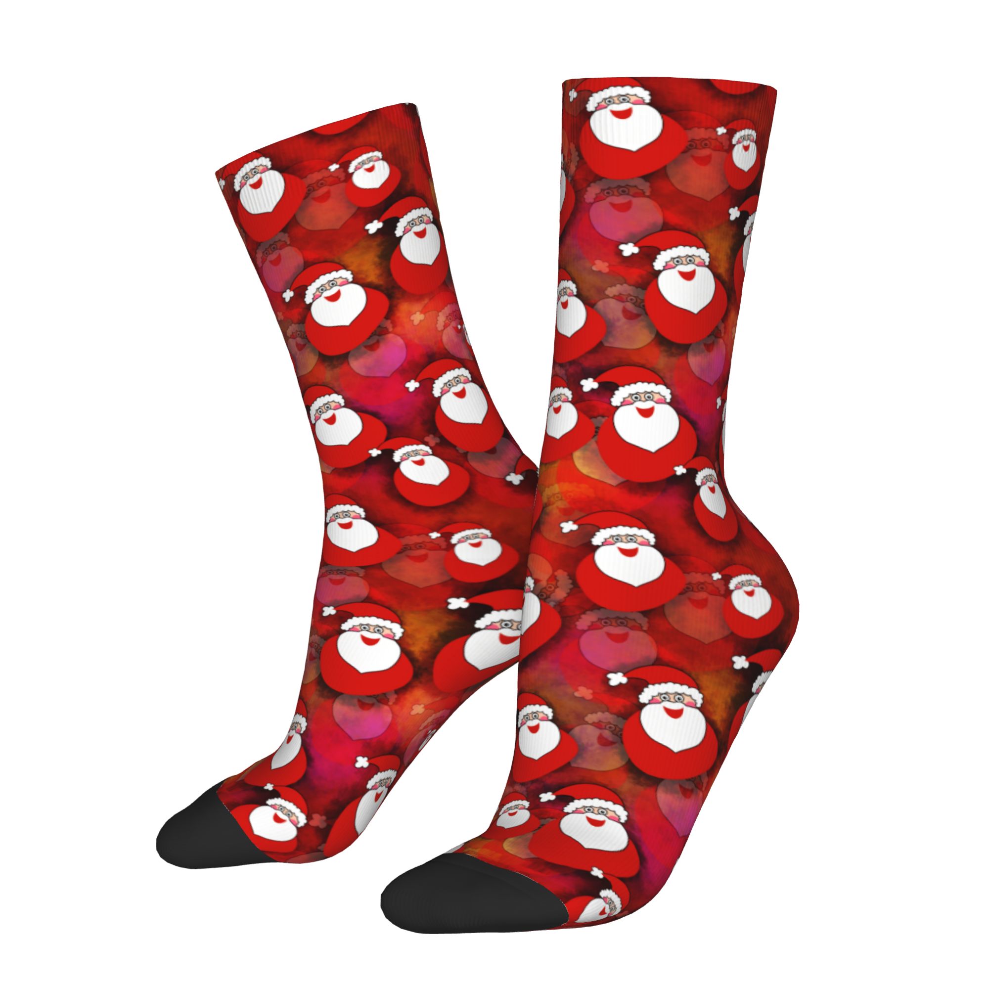 ถุงเท้าแฟชั่นลายซานตาคลอสสำหรั - Dress Sock Men บทวิจารณ์และราคา