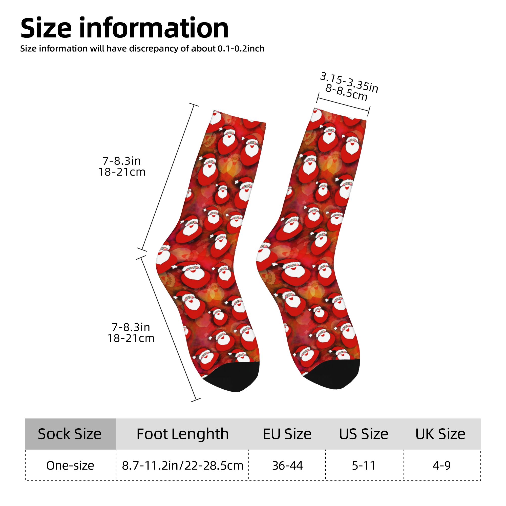 ถุงเท้าแฟชั่นลายซานตาคลอสสำหรั - Dress Sock Men บทวิจารณ์และราคา